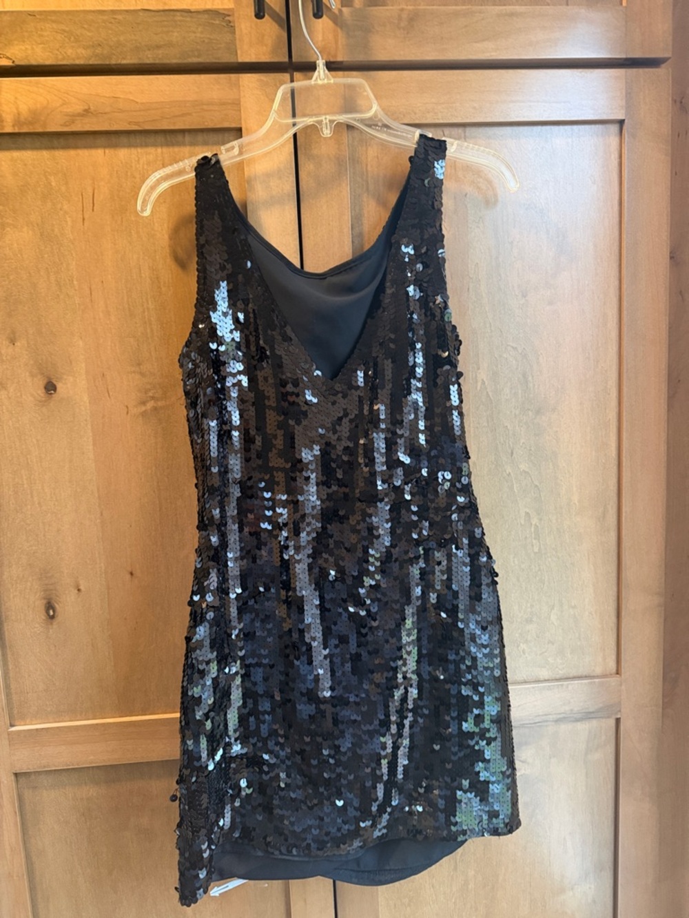 Banana Republic Black Sequin Mini Dress - Picture 5 of 6
